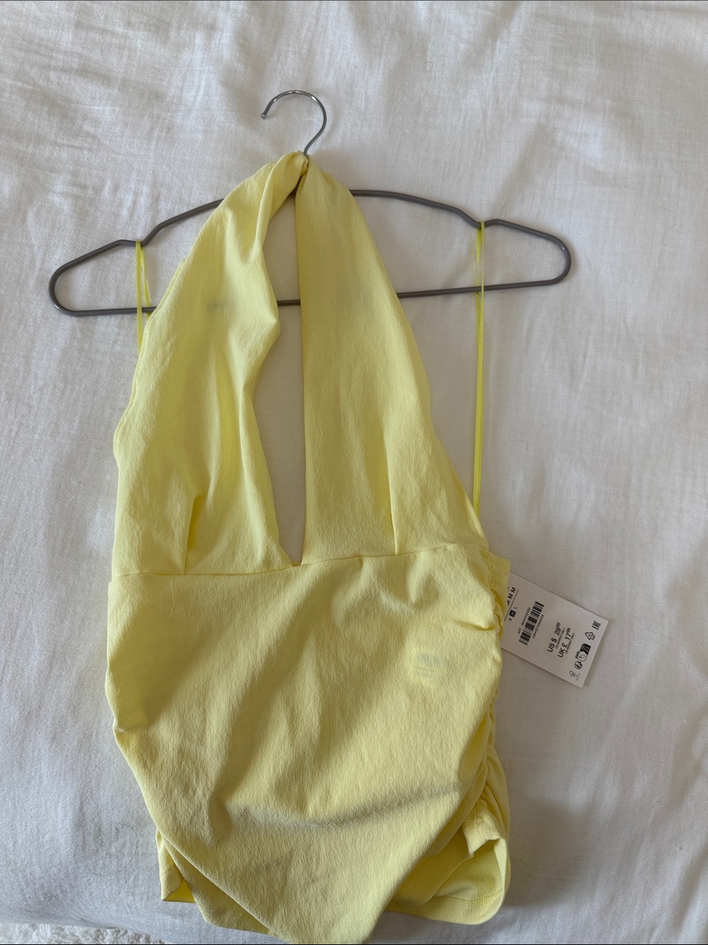Lemon Yellow Halter top